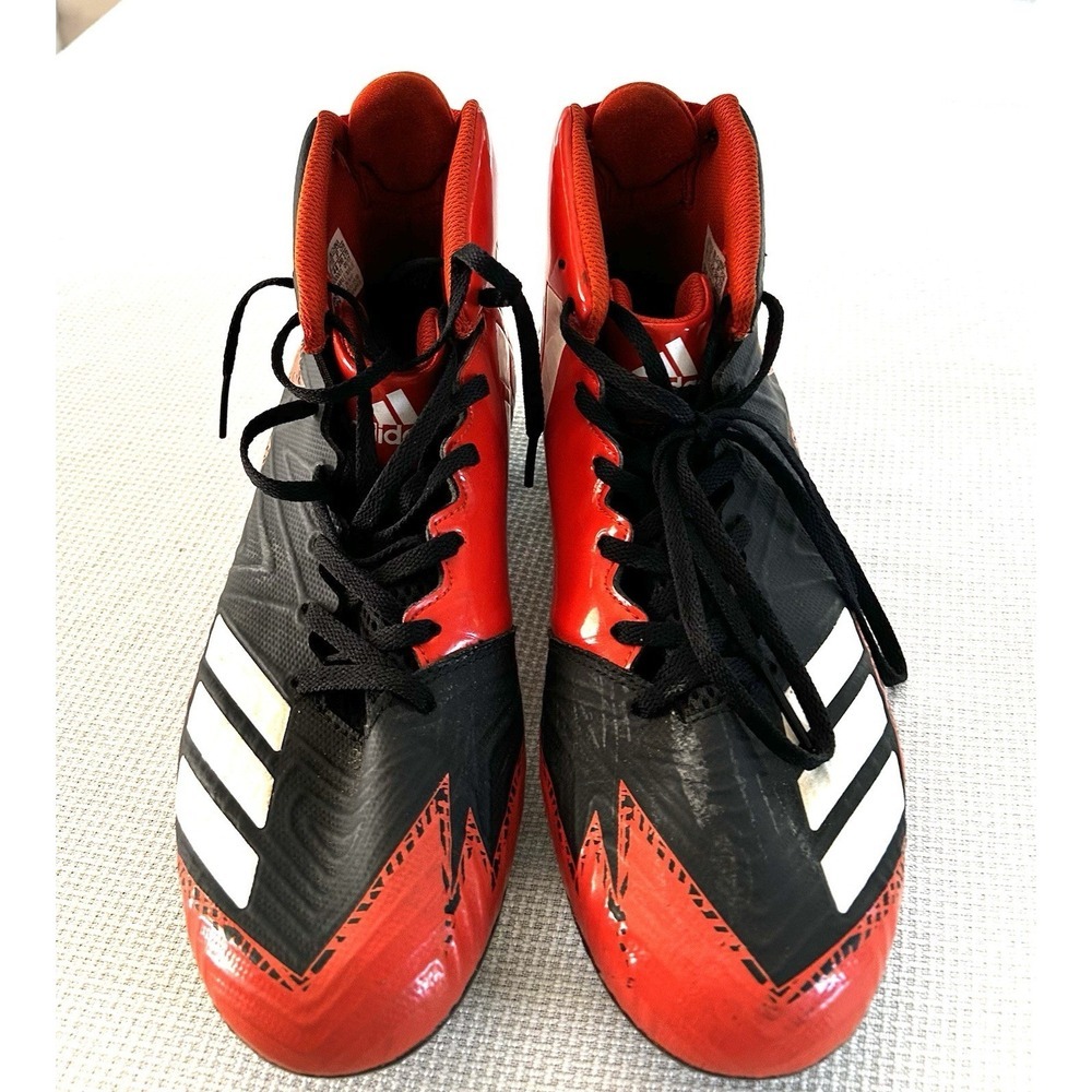 Men's Adidas Freak X Carbon Mid DS Sz 10 Black Orange EUC